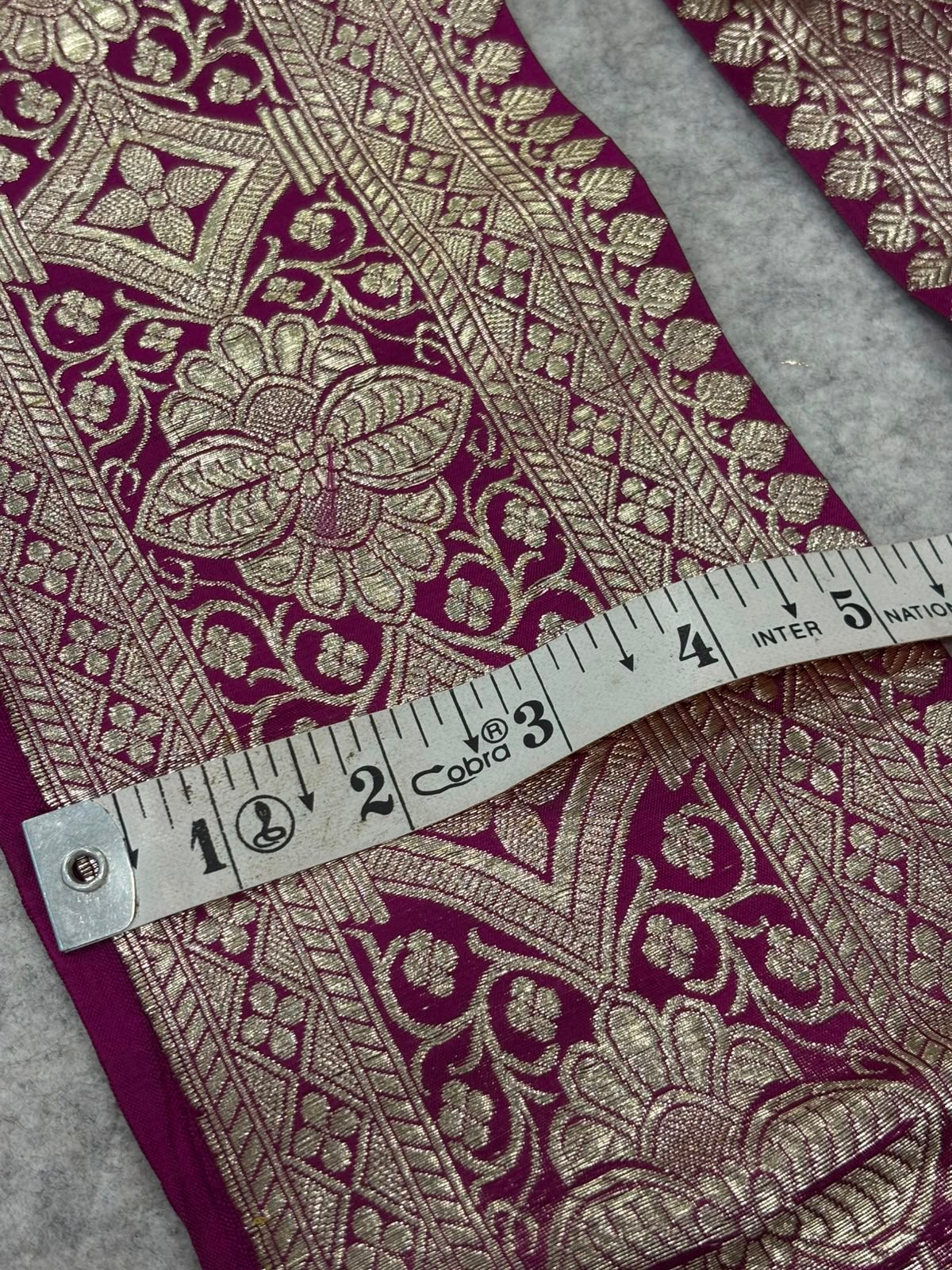 Vintage Borders — Rare Antique Heirloom Woven & Embroidered Border