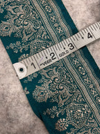 Blue Banarasi Pure Silk Vintage Border Lace ( 1 Mtr )