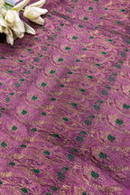 Pink Banarasi Pure Silk Vintage Border Lace ( 1 Mtr )