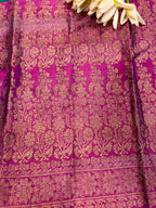 Pink Banarasi Pure Silk Vintage Border Lace ( 1 Mtr )