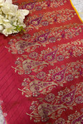 Pink Banarasi Pure Silk Vintage Border Lace ( 1 Mtr )