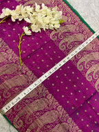 Pink Banarasi Pure Silk Vintage Border Lace ( 1 Mtr )