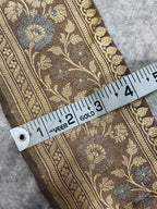 Pastel Banarasi Pure Silk Lace Vintage Border Design ( 1 Mtr )