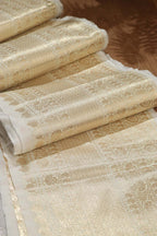 Exquisite Dyeable Banarasi Silk Lace - 0.75 Mtr - Luxurion World