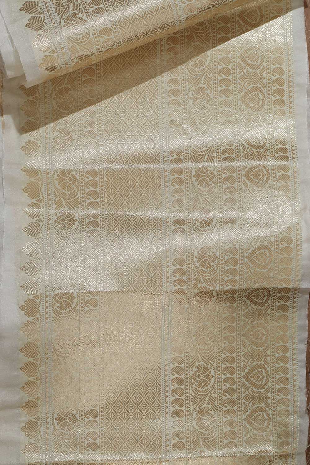 Exquisite Dyeable Banarasi Silk Lace - 0.75 Mtr - Luxurion World