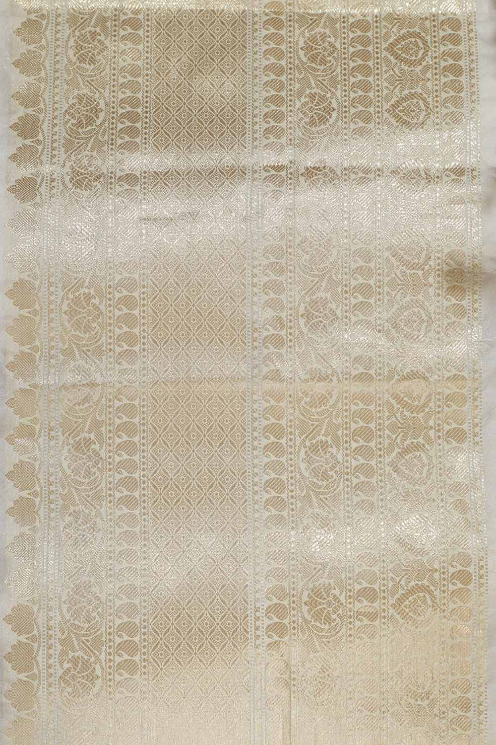 Exquisite Dyeable Banarasi Silk Lace - 0.75 Mtr - Luxurion World