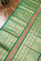 Exquisite Green Banarasi Silk Lace ( 1 Mtr ) - Luxurion World