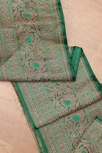 Green Banarasi Silk Lace ( 1 Mtr ) - Luxurion World
