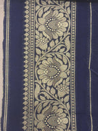 Blue Banarasi Silk Lace ( 1 Mtr ) - Luxurion World