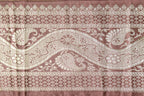 Pink Banarasi Handloom Vintage Pure Silk Border ( 1 Mtr ) - Luxurion World