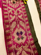 Pink Pure Silk Vintage Banarasi Border Lace ( 1 Mtr ) - Luxurion World