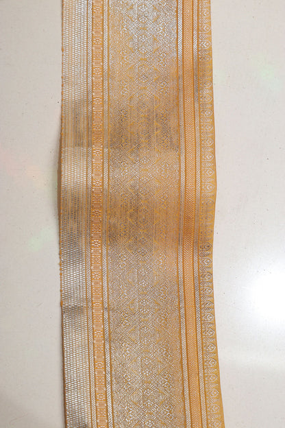 Yellow Kanjeevaram Silk Lace ( 1 Mtr )