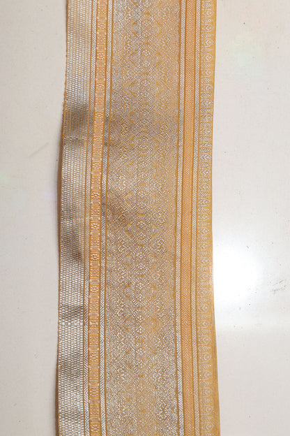 Yellow Kanjeevaram Silk Lace ( 1 Mtr )