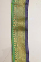 Green Kanjeevaram Silk Lace ( 2.5 Mtr ) - Luxurion World