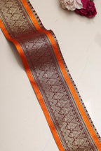 Maroon Kanjeevaram Silk Lace ( 2.5 Mtr ) - Luxurion World