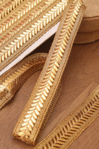Golden Glam: 3 Meters of Trendy Lace for a Stunning Look - Luxurion World