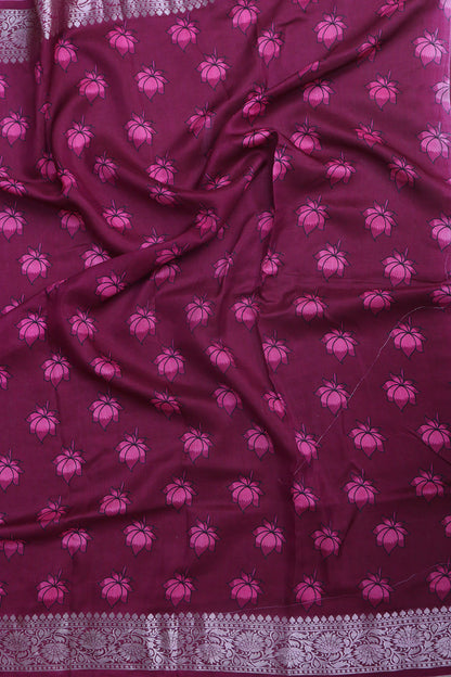 Exquisite Pink Banarasi Bandhani Pure Chiniya Silk Pichwai Design Saree - Luxurion World