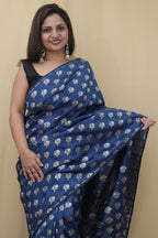 Stunning Blue Banarasi Silk Saree - Versatile Elegance for Every Event! - Luxurion World