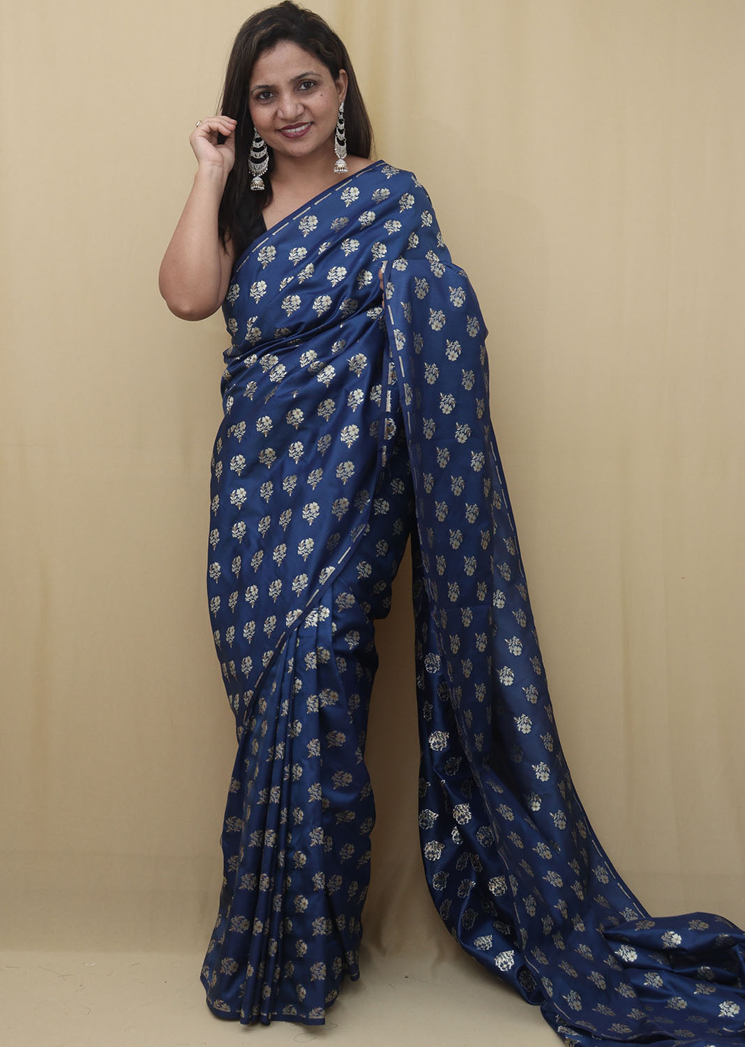 Stunning Blue Banarasi Silk Saree - Versatile Elegance for Every Event! - Luxurion World