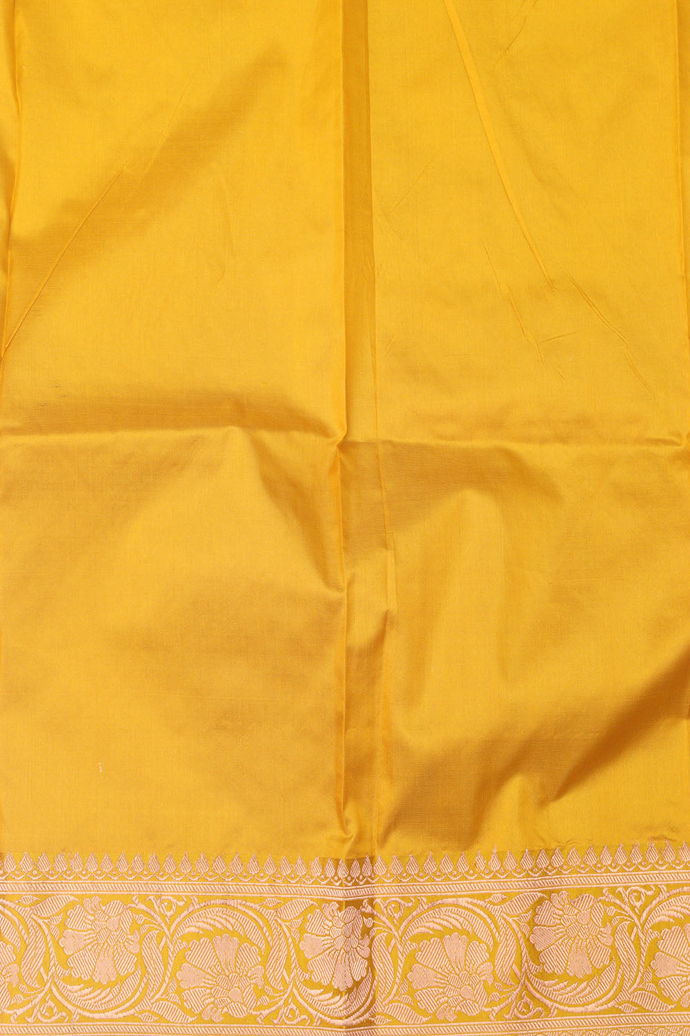 Elegant Orange Banarasi Silk Saree - Handloom Pure Katan - Luxurion World