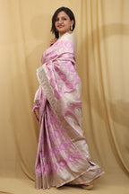 Elegant Purple Banarasi Silk Saree - Perfect for Any Occasion - Luxurion World