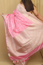 Pretty in Pink: Banarasi Silk Saree - Luxurion World
