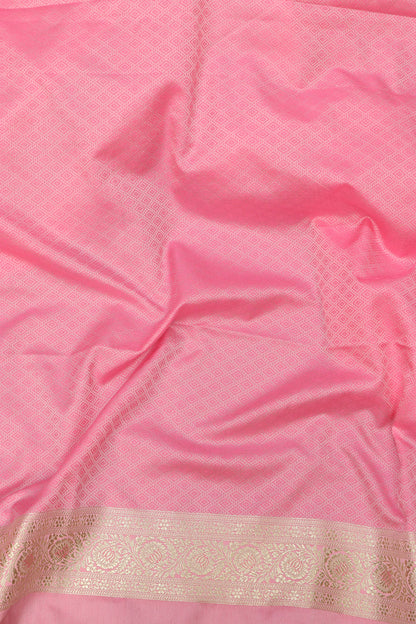Pretty in Pink: Banarasi Silk Saree - Luxurion World