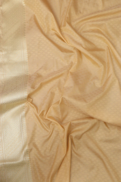 Soft and Elegant Pastel Banarasi Silk Sona Roopa Saree - Luxurion World