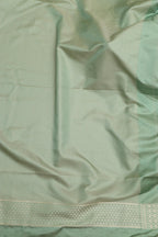 Emerald Elegance: Green Banarasi Silk Saree - Luxurion World