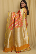 Elegant Multicolor Banarasi Silk Saree - Perfect for Any Occasion - Luxurion World