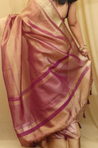 Purple Banarasi Tissue Saree: Elegant & Timeless - Luxurion World