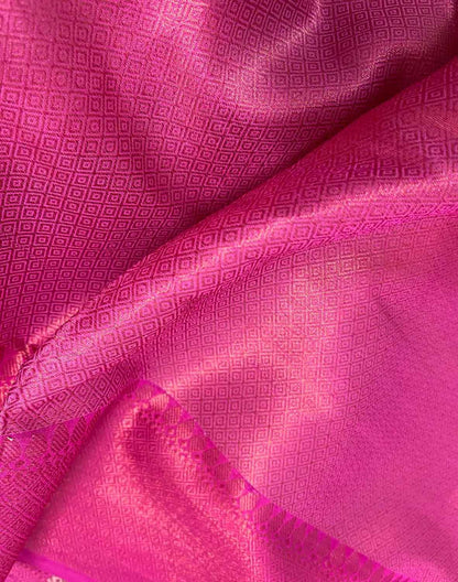 Soft and Elegant Pastel Banarasi Silk Saree - Luxurion World