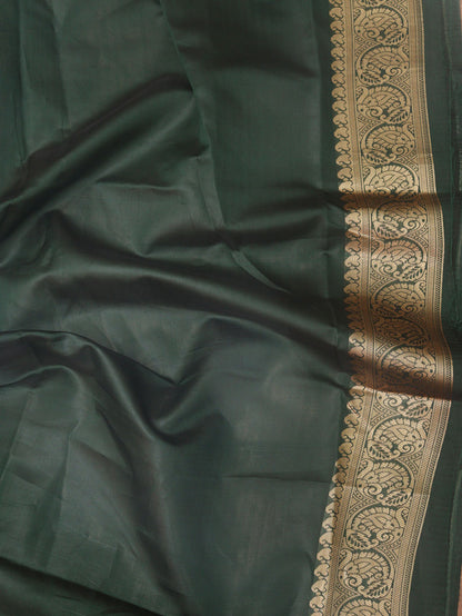 Maroon Banarasi Cotton Silk Saree - Luxurion World