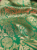 Elegant Purple Banarasi Cotton Silk Saree - Luxurion World