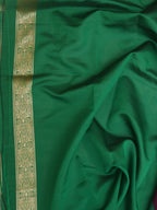 Elegant Purple Banarasi Cotton Silk Saree - Luxurion World