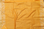 Sunshine Yellow Bhagalpur Linen Saree - Luxurion World