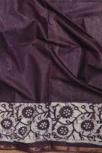 Elegant Purple Bhagalpur Chanderi Silk Batik Printed Saree - Luxurion World