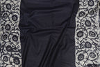 Elegant Blue Bhagalpur Chanderi Silk Batik Printed Saree - Luxurion World