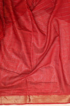 Yellow Bhagalpur Kota Mangalgiri Silk Kalamkari Print Design Saree - Luxurion World