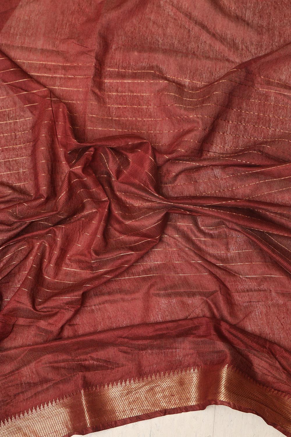 Elegant Black Bhagalpur Kota Mangalgiri Silk Kalamkari Print Design Saree - Luxurion World