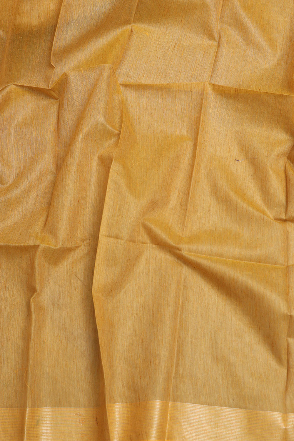 Stunning Yellow Bhagalpur Cotton Silk Saree - Luxurion World