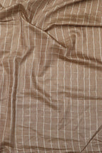 Elegant Brown Bhagalpur Cotton Silk Saree - Luxurion World