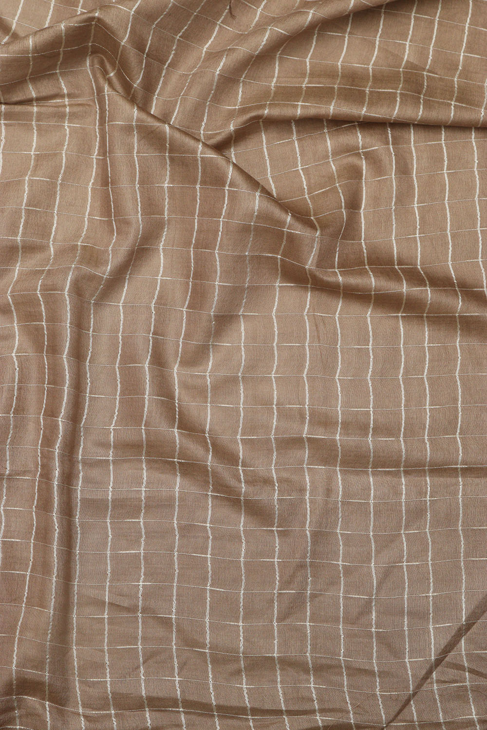 Elegant Brown Bhagalpur Cotton Silk Saree - Luxurion World