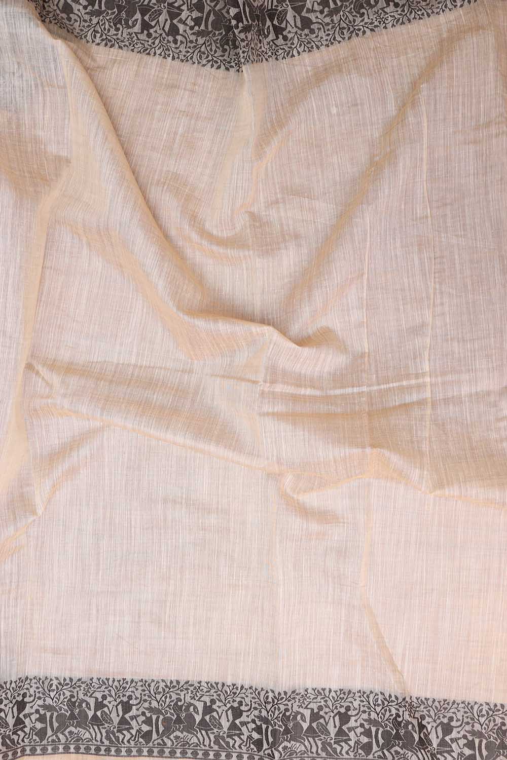 Pastel Embroidered Tussar Silk Saree - Stylish Elegance - Luxurion World