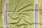 Elegant Blue Ghicha Tussar Silk Block Printed Saree - Luxurion World
