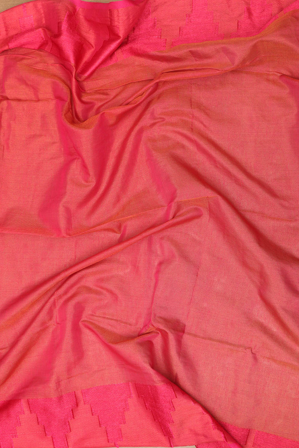 1 Min Ready To Wear - Purple Bengal Tissue Cotton Saree with Temple Border (Copy) - Luxurion World