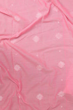 Beautiful Pink Bengal Cotton Saree - Luxurion World