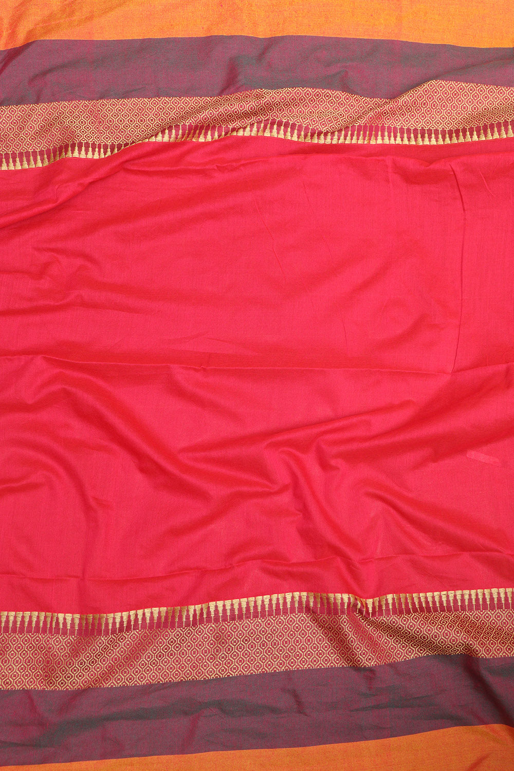 Stunning Pink Bengal Cotton Saree - Luxurion World