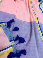 Pink Bengal Mul Cotton Saree IS1B7SU526090901