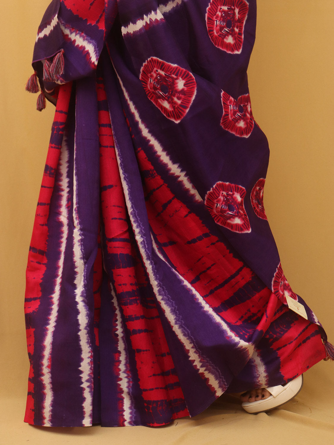 Multicolor Digital Printed Silk Saree - Luxurion World